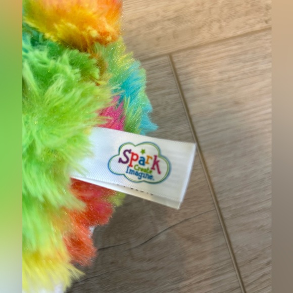 Spark Create Imagine Rainbow Llama Stuffed Cute Animal Plush Sparkle Eyes 10” - Picture 6 of 9